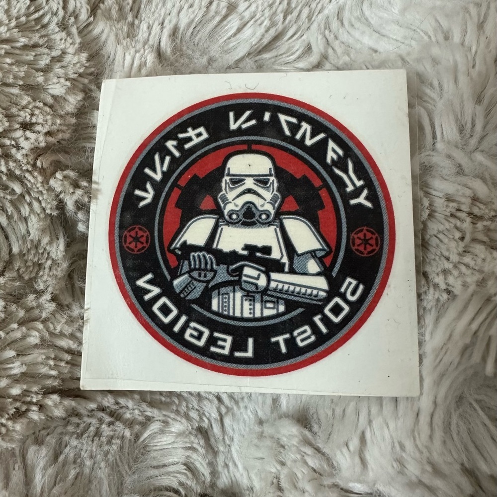 Stormtrooper 501st Legion Temporary Tattoo